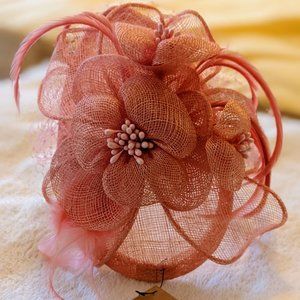 Pink Fascinator Hat - New With Tags